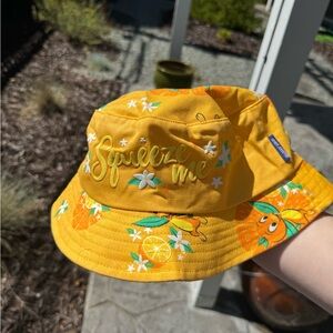 Orange Bird Bucket Hat